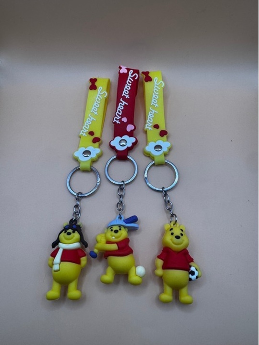 Honey Bear 3PK  Keychain Bundles New 3 Styles